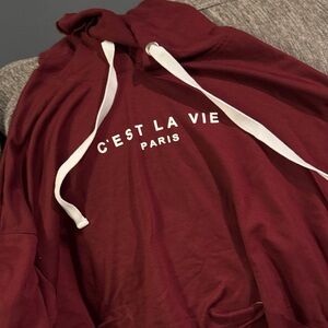 Men's Burgundy Sweater